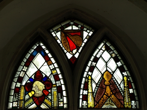 Pettistree window after restoration