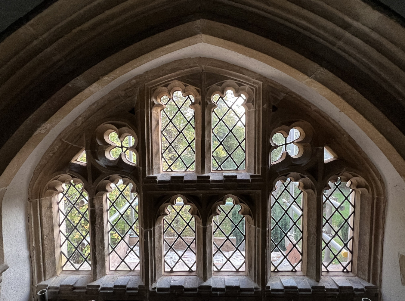 Area around old window