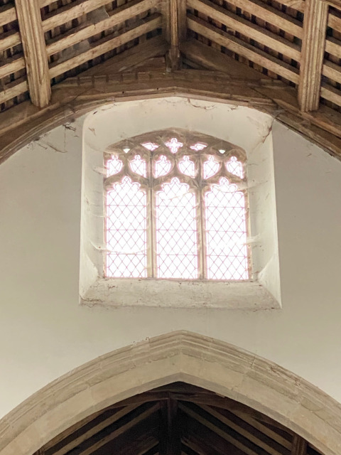 Area around old window
